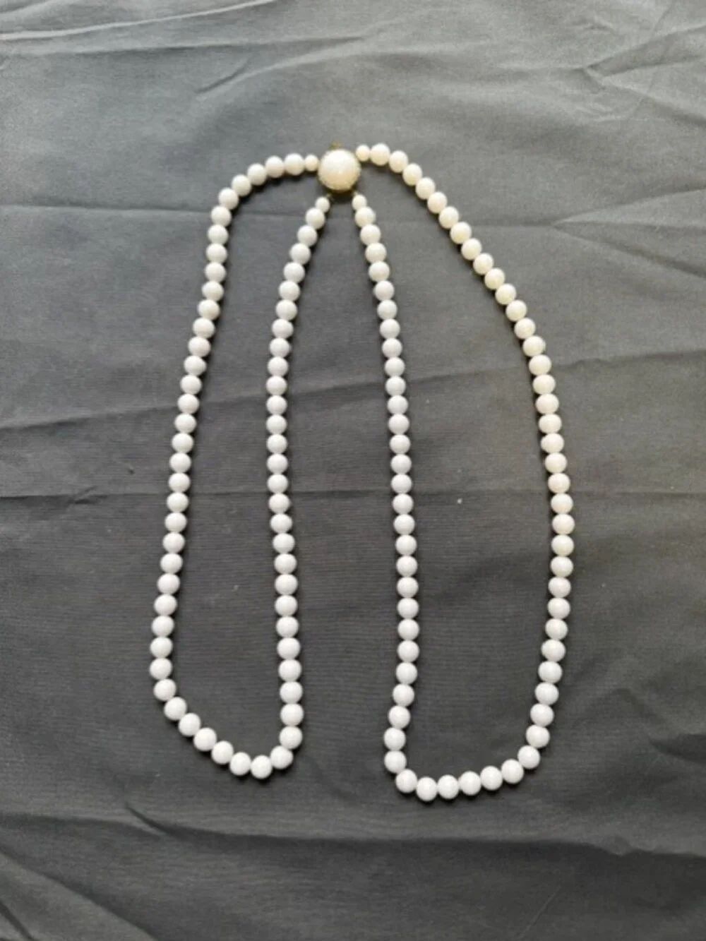Set of 3 Vintage Plastic Beaded Necklaces 16", 22", and 24"